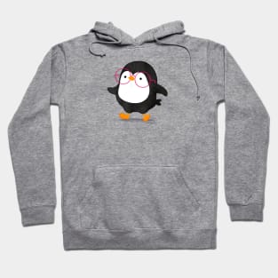 Penguin with glasses Hoodie